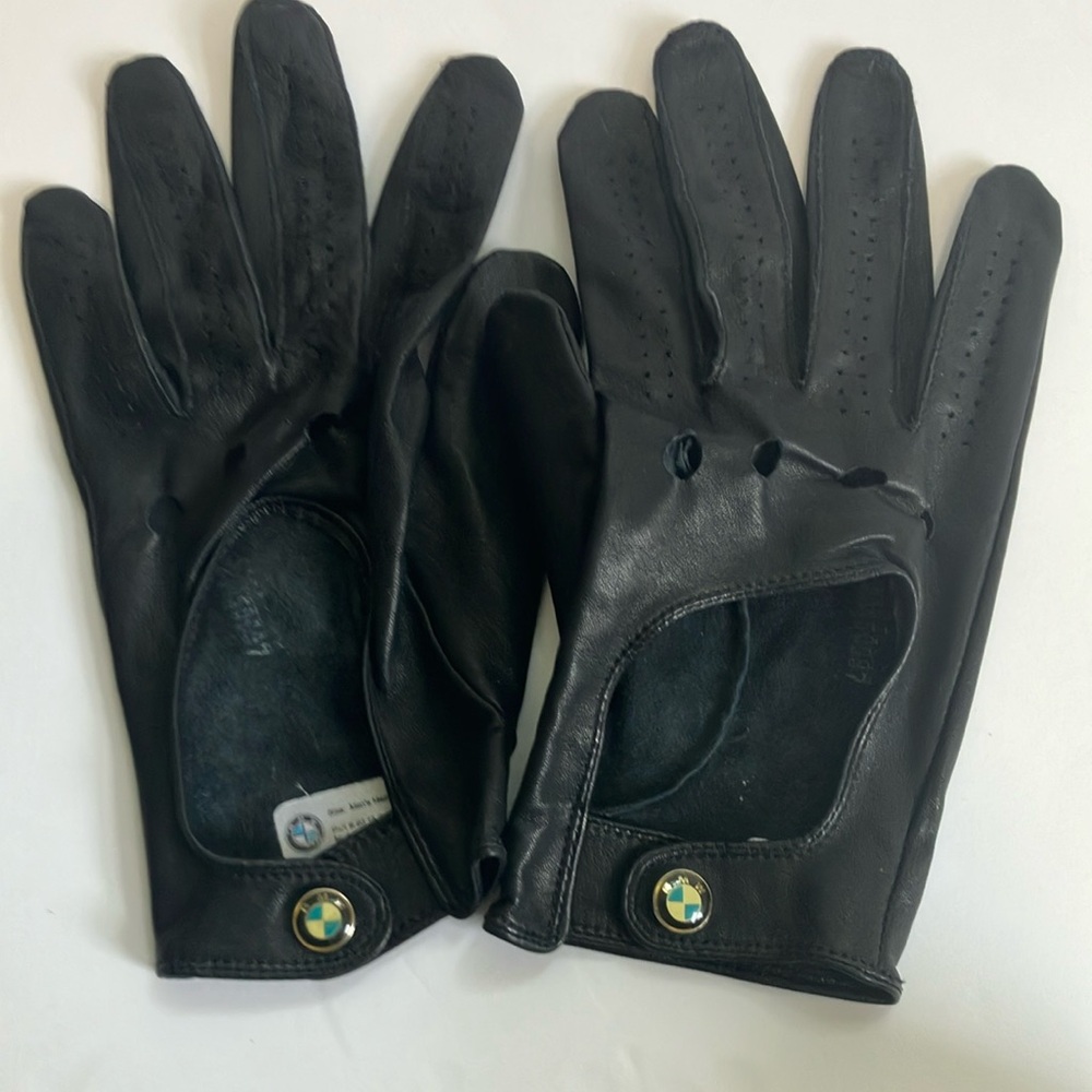 BMW Driving Leather Glove Men’s Size Medium Black